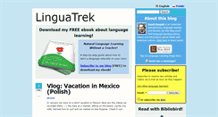 Desktop Screenshot of linguatrek.com