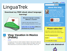 Tablet Screenshot of linguatrek.com